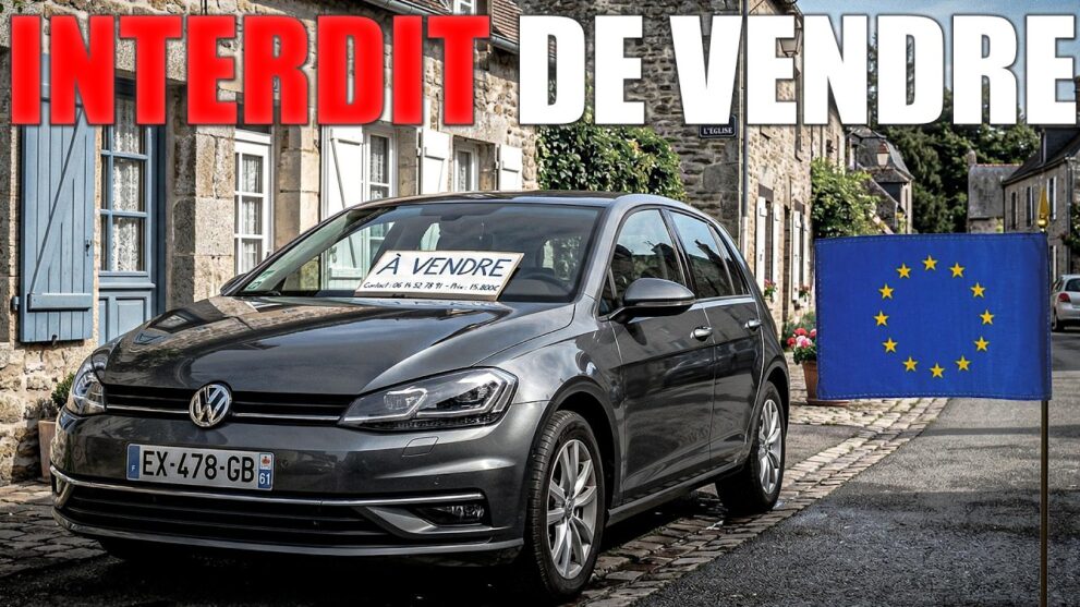 BRUXELLES veut INTERDIRE la Revente de votre Voiture