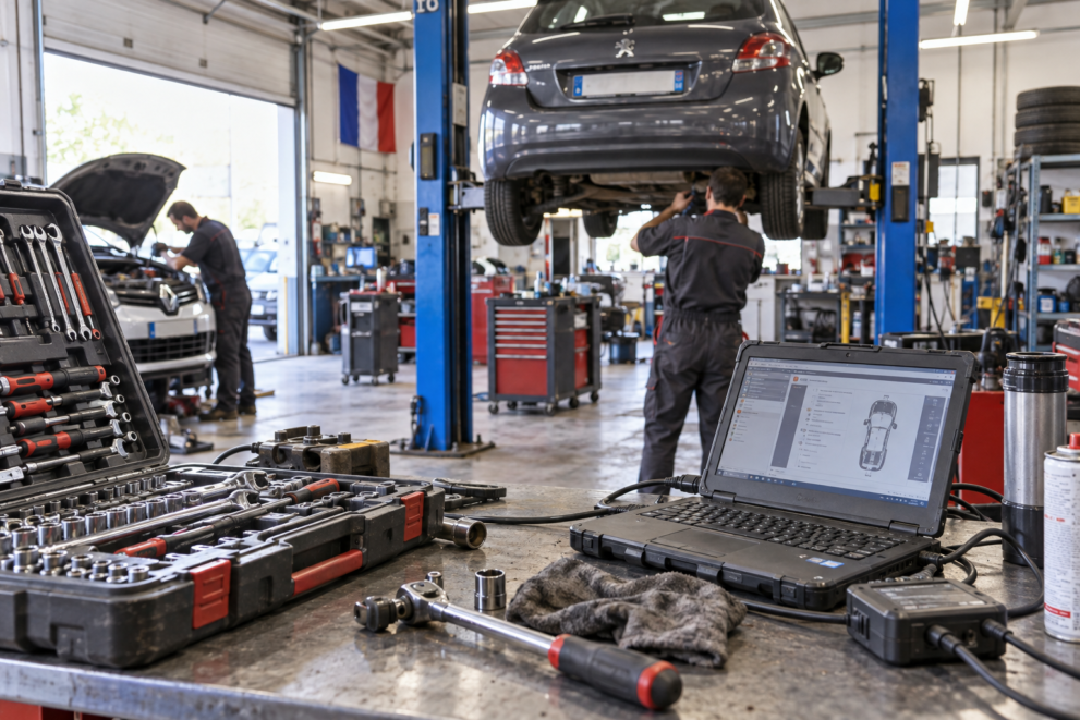 Garage independant acces informations techniques constructeur